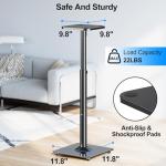 Height Adjustable Universal Speaker Stands Pair
