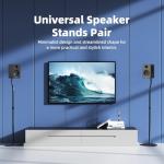 Universal Adjustable Speaker Stands for Home Theater