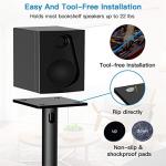 Universal 26-Inch Floor Speaker Stands for Surround Sound