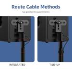 Universal Adjustable Speaker Stands for Home Theater