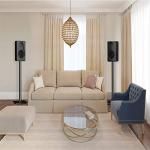 Universal 26-Inch Floor Speaker Stands for Surround Sound
