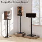 ELIVED 31-Inch Universal Speaker Stand Pair, Black
