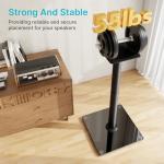 Pegzone Surround Sound Speaker Stands - Pair, 30.1 Inch