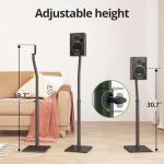 Adjustable Speaker Stands for Satellite Speakers, Pair