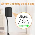 Adjustable Surround Sound Speaker Stands - 33" to 42