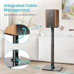 Pegzone Surround Sound Speaker Stands - Pair, 30.1 Inch
