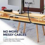 Delamu 2 Pack Cable Management Solution for Homes