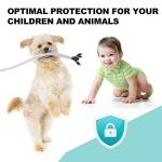 AGPTEK 5ft White Cable Sleeve Cover - 2 Pack