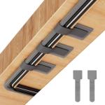 Self-Adhesive Under Desk Cable Management Kit - 40 PCS