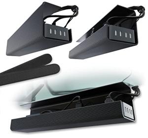 Under Desk Cable Management Tray - Set of 2