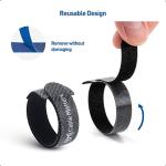 Cable Matters 100-Pack Reusable Hook-and-Loop Cable Ties