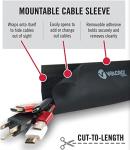 VELCRO Cable Sleeve for Wall and Desk Mounting