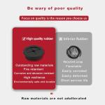 8 Pack Black Rubber Cable Grommets for Tidying