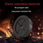 8 Pack Black Rubber Cable Grommets for Tidying