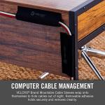 VELCRO Cable Sleeve for Wall and Desk Mounting