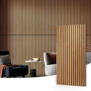 Art3d 4-Pack Acoustic Wood Slat Wall Panels