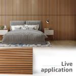 Art3d 4-Pack Acoustic Wood Slat Wall Panels