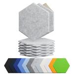 Amantech 12 Pack Self-Adhesive Acoustic Foam Panels