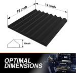 Audiosoul 52 Pack High-Density Acoustic Foam Panels