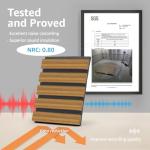 Art3d 4-Pack Acoustic Wood Slat Wall Panels
