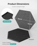 18 Pack Self-Adhesive Hexagon Acoustic Panels
