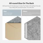 Amantech 12 Pack Self-Adhesive Acoustic Foam Panels