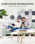 18 Pack Self-Adhesive Hexagon Acoustic Panels