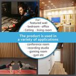 Art3d 4-Pack Acoustic Wood Slat Wall Panels