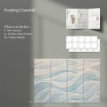 JaneTech 8-Pack Decorative Sound Absorbing Wall Panels