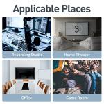 Black Acoustic Foam Panels - 12 x 12 x 2 Inches