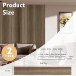 RITOLLO 2-Piece Wood Wall Acoustic Panels