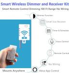 Nexete Smart Wireless Light Switch & Dimmer Kit