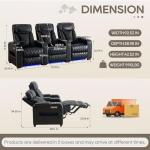 CALIVIA Power Reclining Home Theater Seats with USB