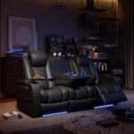 Airadlis Movie Theater Recliner with Ambient Lighting