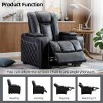 CANMOV Electric Recliner Chair with Ambient Lighting