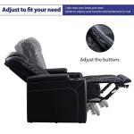 CANMOV Electric Recliner Chair with USB Ports and Cup Holders