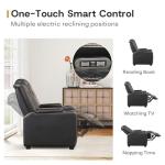 Electric Recliner Chair Set with USB & LED Lights