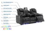 Airadlis Movie Theater Recliner with Ambient Lighting