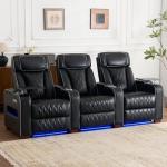 CALIVIA Power Reclining Home Theater Seats with USB