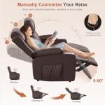 RV Loveseat Recliner Sofa with USB and Massage