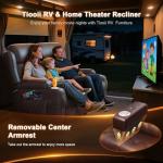 RV Loveseat Recliner Sofa with USB and Massage