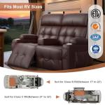 RV Loveseat Recliner Sofa with USB and Massage