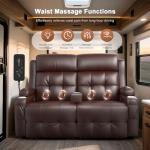 RV Loveseat Recliner Sofa with USB and Massage