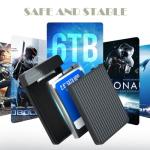 1TB Slim Portable External Hard Drive for All Devices