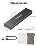 GARMESE 1TB Portable SSD - 1000MB/s Speed