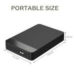 1TB Slim Portable External Hard Drive for All Devices