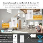 Nexete Smart Wireless Light Switch & Dimmer Kit