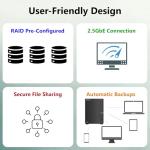 BUFFALO LinkStation 720 4TB NAS for Home Use
