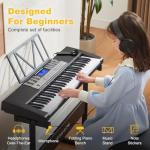 61-Key Electric Piano Keyboard Set for Beginners