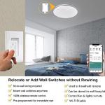 Nexete Smart Wireless Light Switch & Dimmer Kit